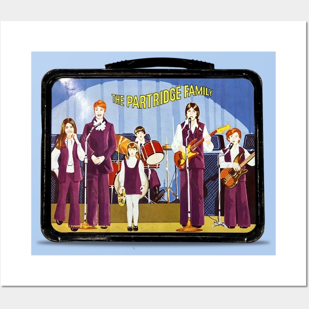 Partridge Family Lunch Box Wall Art by offsetvinylfilm